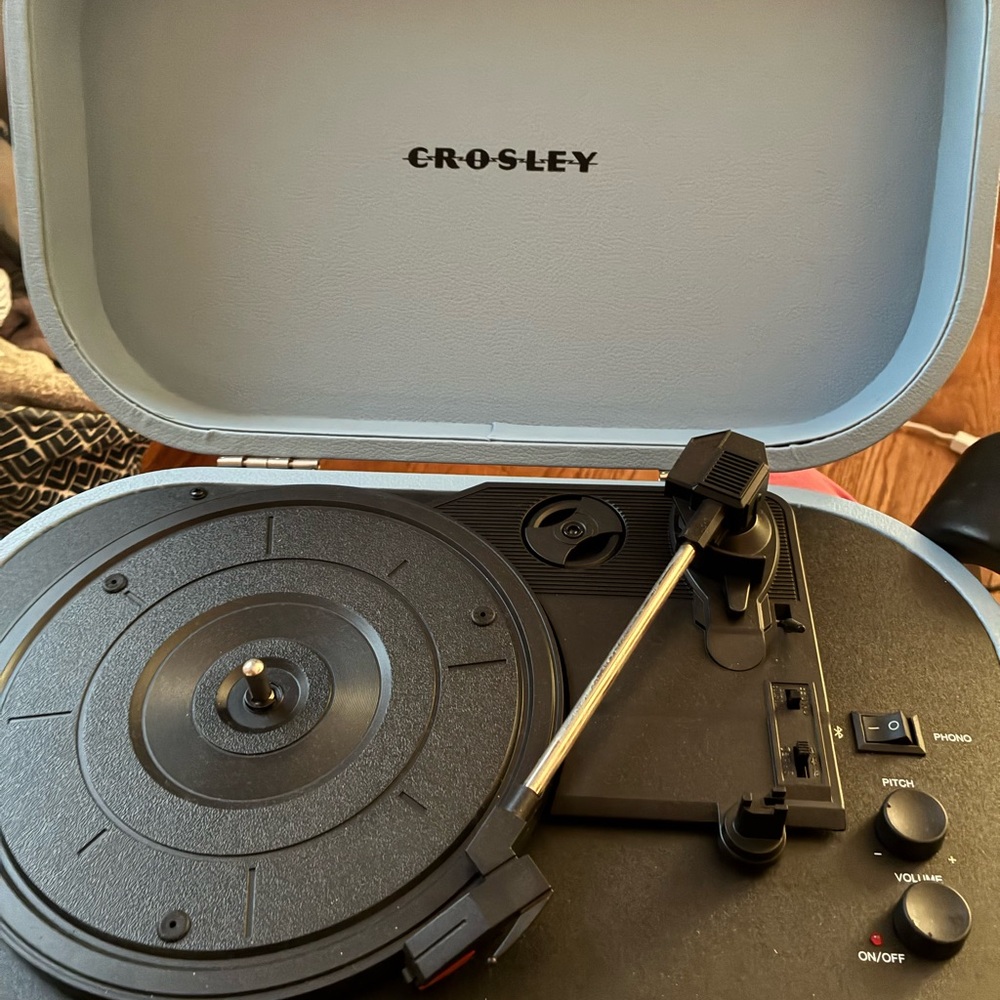 Crosley Baby Blue Vinyl Player